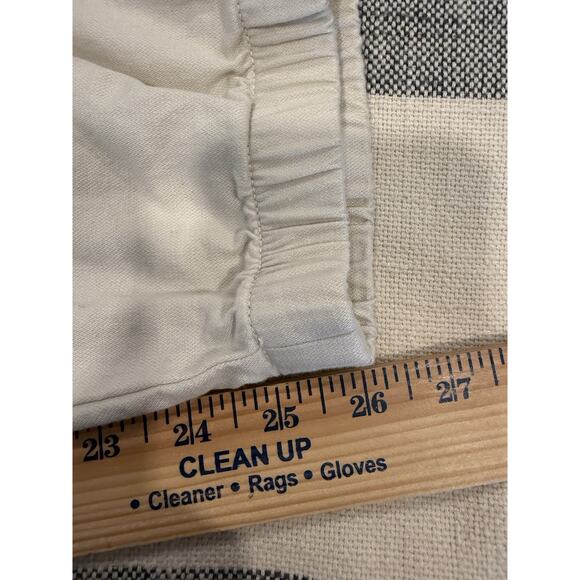 GAP Girlfriend Jogger Pants Tapered Elastic Zip Ankle Khaki 12 Streetwear - Picture 8 of 11